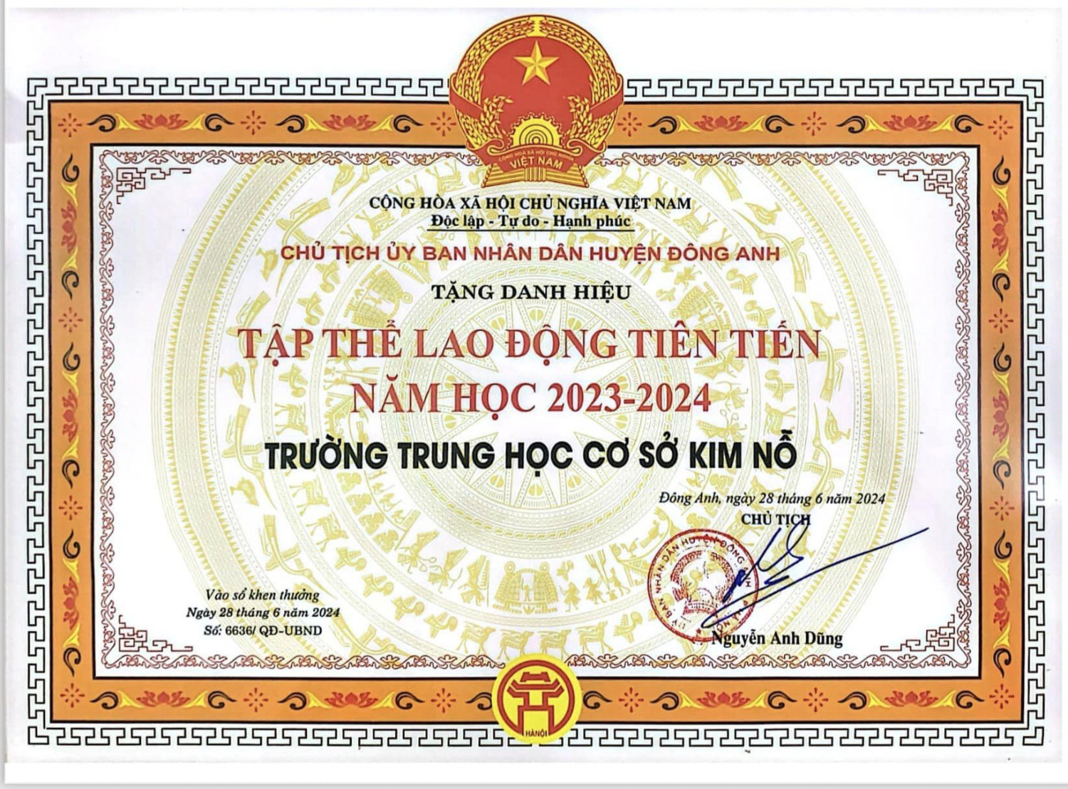 HỘI NGHỊ TỔNG KẾT NĂM HỌC 2023-2024 VÀ TRIỂN KHAI NHIỆM VỤ NĂM HỌC 2024-2025 CỦA ỦY BAN NHÂN DÂN HUYỆN ĐÔNG ANH