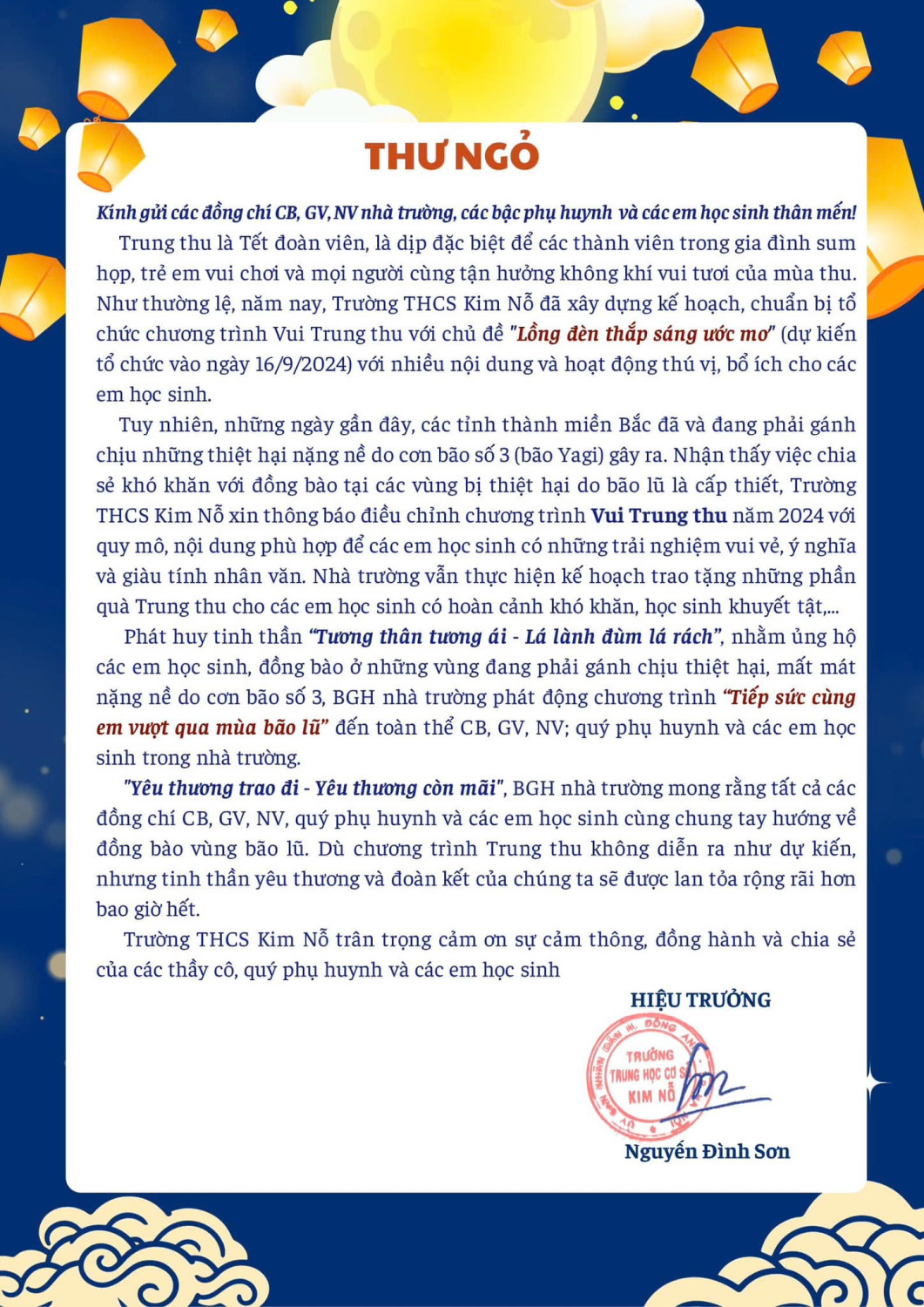 "YÊU THƯƠNG TRAO ĐI - YÊU THƯƠNG CÒN MÃI"