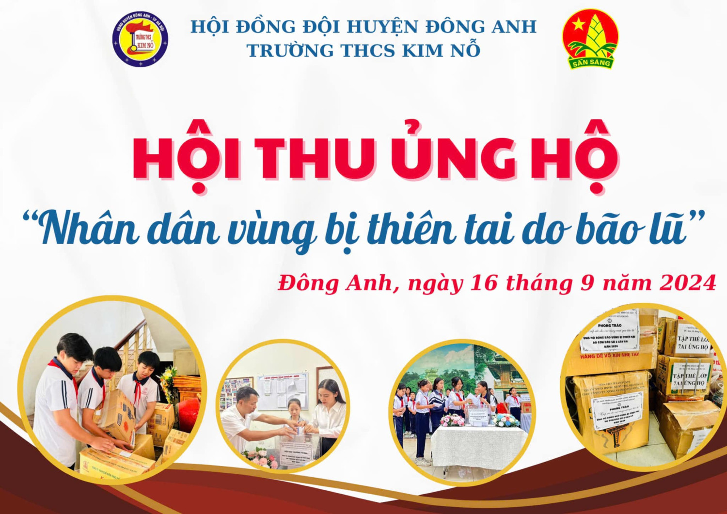 HỘI THU CHƯƠNG TRÌNH ỦNG HỘ " NHÂN DÂN VÙNG BỊ THIÊN TAI DO BÃO LŨ" NĂM 2024