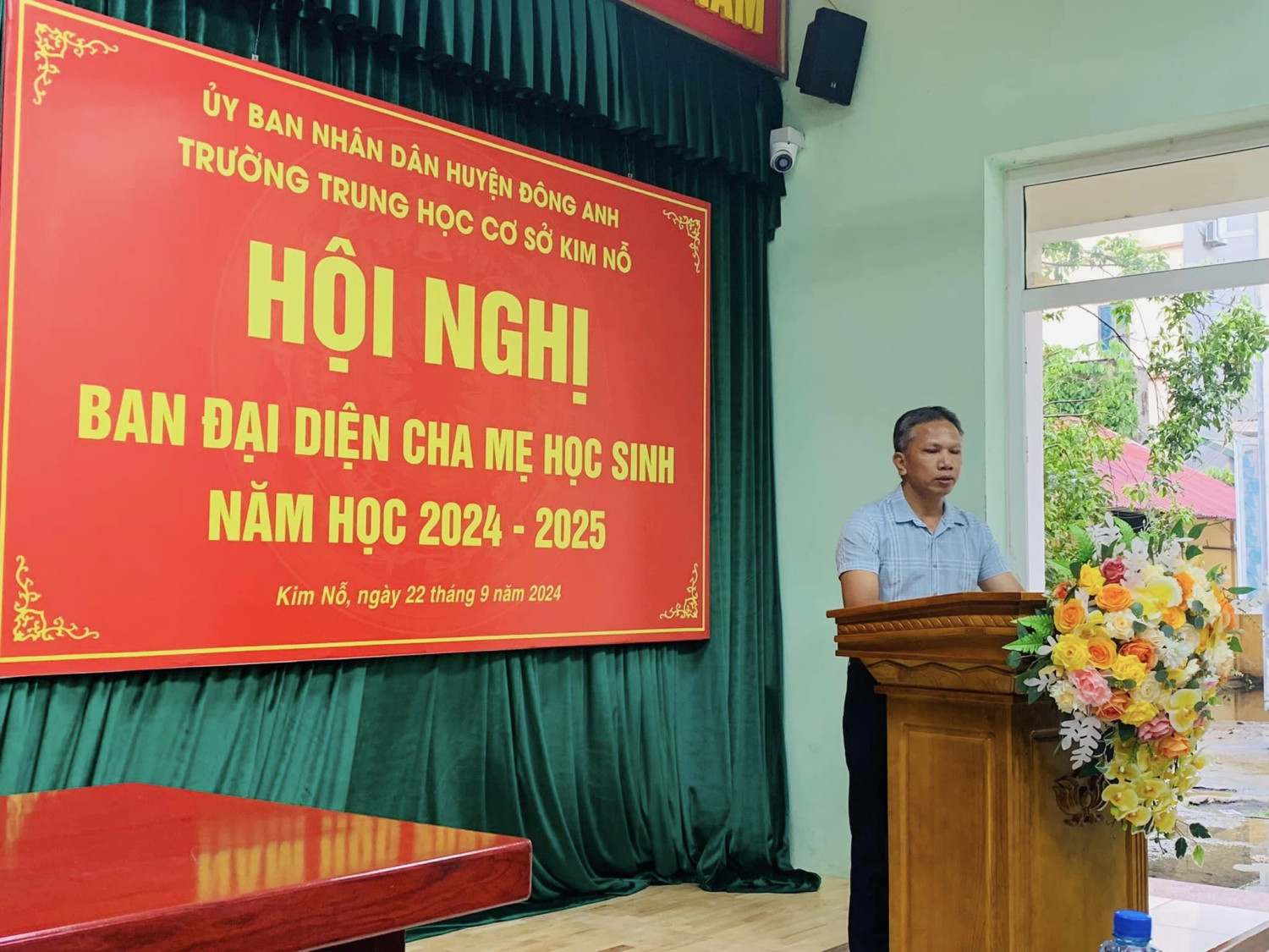 HỘI NGHỊ BAN ĐẠI DIỆN CHA MẸ HỌC SINH TRƯỜNG THCS KIM NỖ NĂM HỌC 2024-2025
