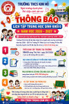 THÔNG BÁO LỊCH TẬP TRUNG HỌC SINH KHỐI 6 NĂM HỌC 2026–2027