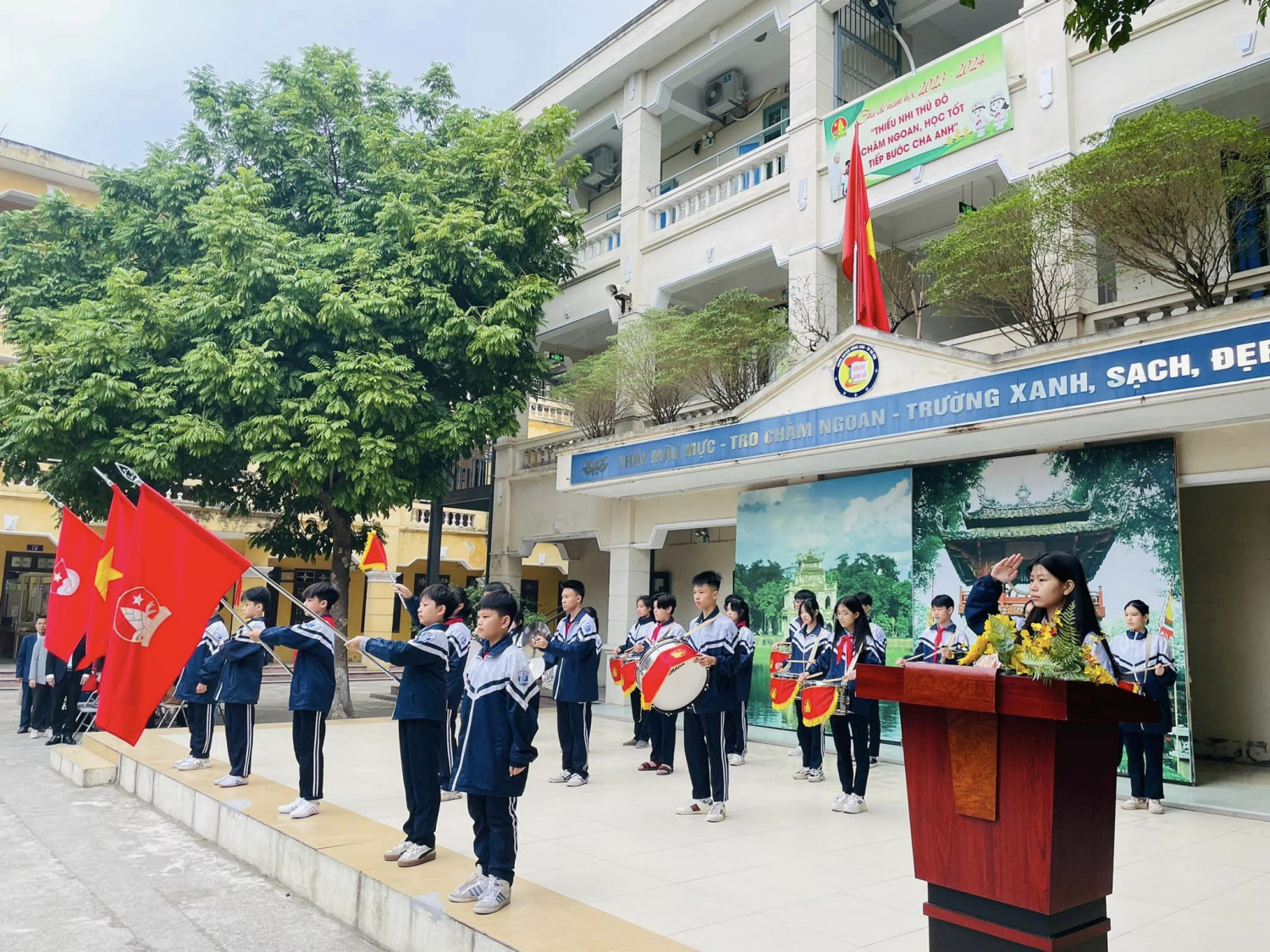 Chào tuần học mới- tuần học cuối cùng của học kì 1