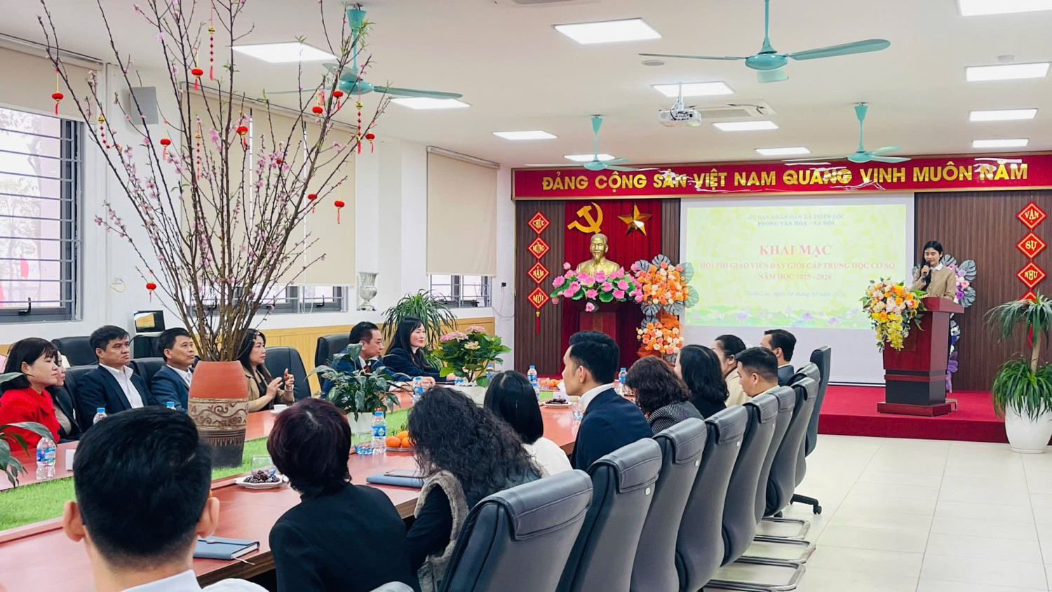 HỘI THI GIÁO VIÊN DẠY GIỎI CẤP THCS XÃ THIÊN LỘC